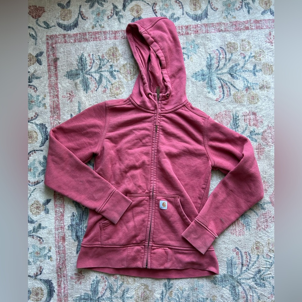 Vintage women’s Carhartt zip-up sweatshirt